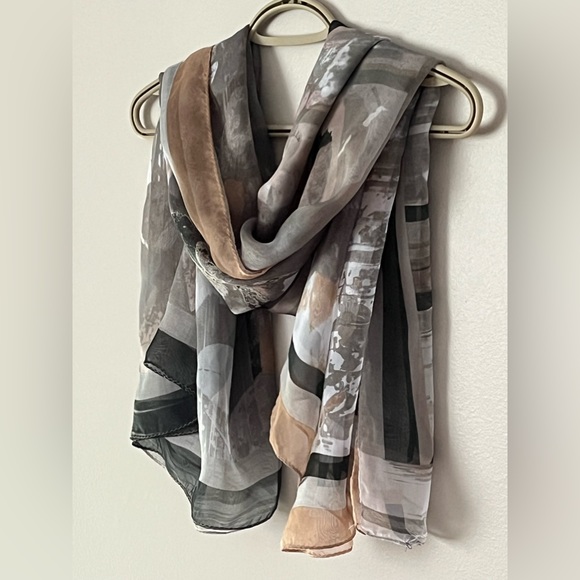 Women’s Simply Vera Wang Sheer Scarf / Wrap - Picture 7 of 12